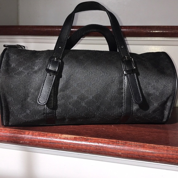 Etienne Aigner Black monogram small barrel bag 😘 - Picture 1 of 8